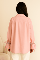 The Aliza Blush Bloom Shirt - TAL by The Abaya Lab