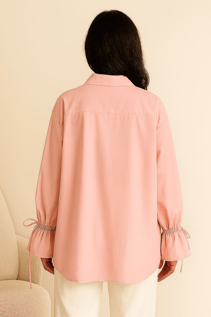 The Aliza Blush Bloom Shirt - TAL by The Abaya Lab