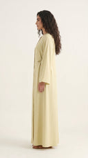 The Alyaana Side Tie Front-Open Abaya - TAL by The Abaya Lab