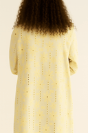 The Alyazia Butter Cream Chikan Abaya - TAL by The Abaya Lab
