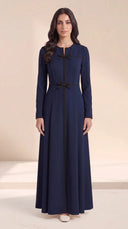 The Alyazia Timeless Bow Line Abaya - TAL by The Abaya Lab