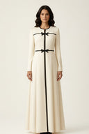 The Alyazia Timeless Bow Line Abaya - TAL by The Abaya Lab