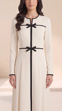 The Alyazia Timeless Bow Line Abaya - TAL by The Abaya Lab