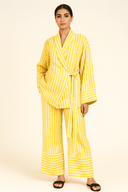 The Amal Co - Ord Set – Sunshine Stripe - The Abaya Lab