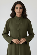 The Amal Mandarin Knot Abaya - TAL by The Abaya Lab