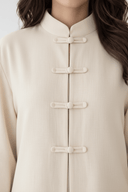 The Amal Mandarin Knot Abaya - TAL by The Abaya Lab