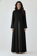 The Amal Mandarin Knot Abaya - TAL by The Abaya Lab