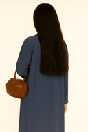 The Amal Muted Denim Abaya - TAL by The Abaya Lab