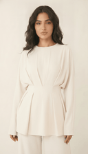 The Amani Back Tie Pleated Waist Co-Ord Set - TAL by The Abaya Lab