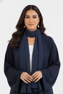 The Amara Midnight Blue Grace Abaya - TAL by The Abaya Lab