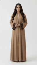 The Amara Polka Lace Abaya - TAL by The Abaya Lab