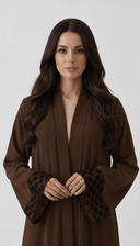The Amara Polka Lace Abaya - TAL by The Abaya Lab