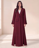 The Amra Tailored Abaya with Bow Cuff Detail - TAL by The Abaya Lab