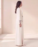 The Amra Tailored Abaya with Bow Cuff Detail - TAL by The Abaya Lab