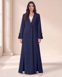 The Amra Tailored Abaya with Bow Cuff Detail - TAL by The Abaya Lab