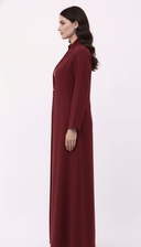 The Areej Heart Button Open Abaya - TAL by The Abaya Lab