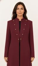 The Areezah Military - Inspired Vintage Button Abaya - TAL by The Abaya Lab