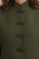 The Aseel Mandarin Style Button Abaya - TAL by The Abaya Lab