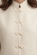 The Aseel Mandarin Style Button Abaya - TAL by The Abaya Lab