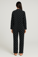 The Asma Black Polka Dot Luxe Set - TAL by The Abaya Lab