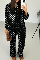 The Asma Black Polka Dot Luxe Set - TAL by The Abaya Lab