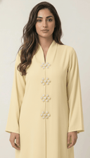 The Ayaana Pearl Floral Detail Abaya - TAL by The Abaya Lab