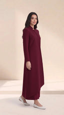 The Ayah Blazer Abaya with Asymmetric Overlay - TAL by The Abaya Lab