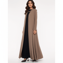 The Ayah Mocha Panel Abaya - TAL by The Abaya Lab