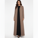 The Ayah Mocha Panel Abaya - TAL by The Abaya Lab