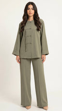 The Ayah Tassel Button Co-Ord Set - TAL by The Abaya Lab