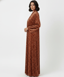 The Ayal Bambi Grace Velvet Open Abaya - TAL by The Abaya Lab