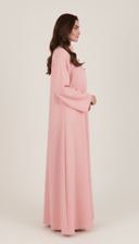 The Azmira Embellished Nida Abaya with Wrap Collar - TAL by The Abaya Lab