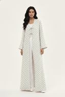 The Basma Polka Dot Tie Abaya - TAL by The Abaya Lab