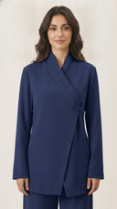 The Basma Wrap Front Tailored Co-Ord Set - TAL by The Abaya Lab