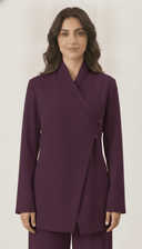 The Basma Wrap Front Tailored Co-Ord Set - TAL by The Abaya Lab