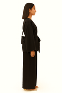 The Black Wrap Coord Set - TAL by The Abaya Lab