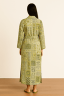 The Botanical Patchwork Wrap Dress - TAL by The Abaya Lab