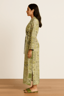 The Botanical Patchwork Wrap Dress - TAL by The Abaya Lab
