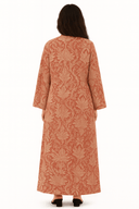 The Burnt Orange Botanical Abaya - TAL by The Abaya Lab