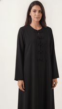 The Bushrah Bow Closure Abaya - TAL by The Abaya Lab