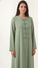 The Bushrah Bow Closure Abaya - TAL by The Abaya Lab