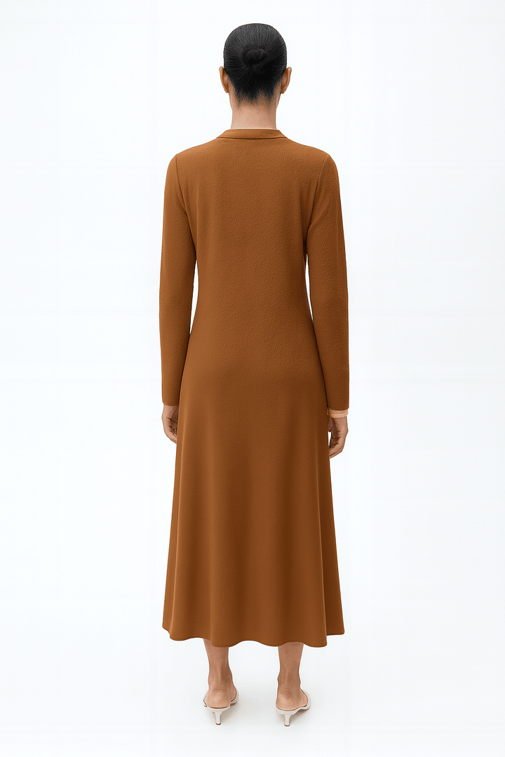 The Cowl Neck Flowy Dress - TAL by The Abaya Lab