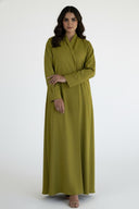 The Daliah Classic Front - Close Abaya - TAL by The Abaya Lab