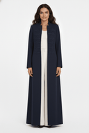 The Deema Military Style Knot - Detail Open Abaya - TAL by The Abaya Lab