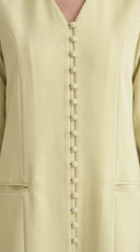 The Dina Covered Buttons & Patch Pockets Abaya - TAL by The Abaya Lab