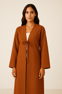 The Dina Terracotta Casual Abaya - TAL by The Abaya Lab