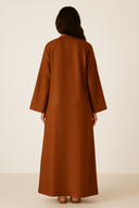 The Dina Terracotta Casual Abaya - TAL by The Abaya Lab