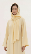 The Duaa Elegant Abaya with Contrast Button Detail - TAL by The Abaya Lab