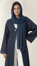 The Dunia Minimal Embroidered Abaya - TAL by The Abaya Lab