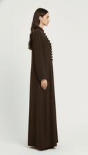 The Eiman Tailored Mandarin Silhouette Abaya - TAL by The Abaya Lab